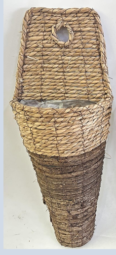 Vine Cone Wall Basket (2-Sizes)