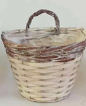 Whitewashed Wall Basket (3-Sizes)