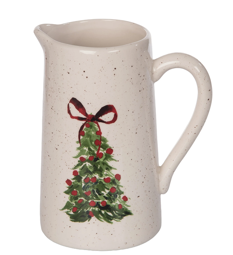Christmas Tree w/ Bow Pitcher