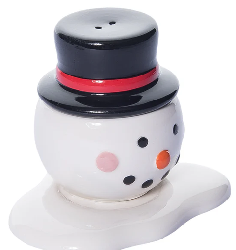 Melting Snowman Salt & Pepper Set