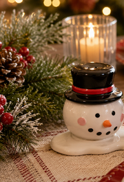 Melting Snowman Salt & Pepper Set