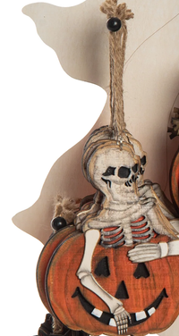 Spooky Wooden Halloween Ornament (6-Styles)