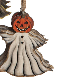 Spooky Wooden Halloween Ornament (6-Styles)