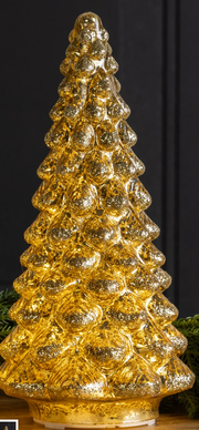 Mercury Glass LED Christmas Tree (2-Colors)