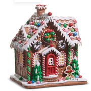 Sugar & Spice 10" Lighted Gingerbread House