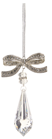 Jeweled Bow w/ Crystal Drop (2-Styles)