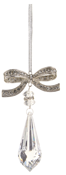 Jeweled Bow w/ Crystal Drop (2-Styles)