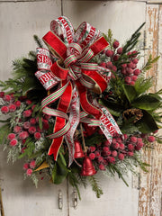 Custom Ring the Bells Wreath