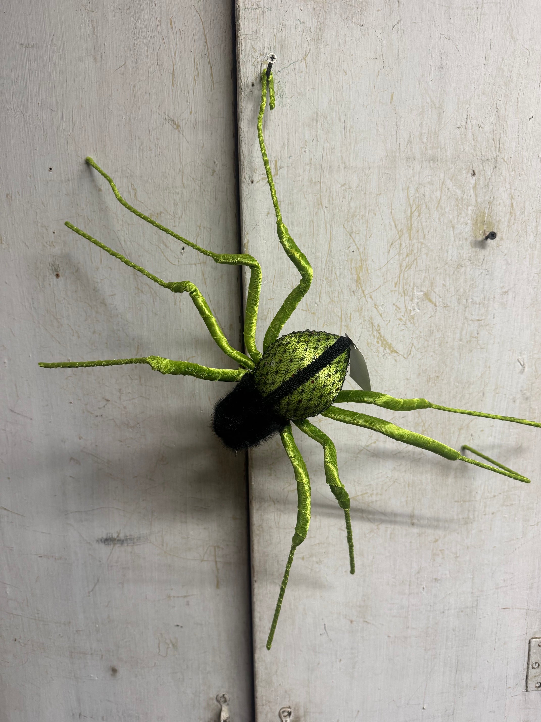 Velvet Bendable Halloween Spider (4-Colors)