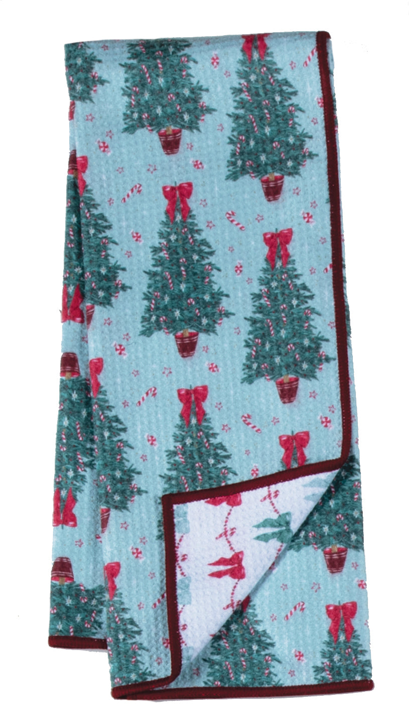 Holiday Two-Sided Quick Dry Kitchen Towel (4-Styles)