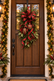 Custom Elegant Holly Teardrop
