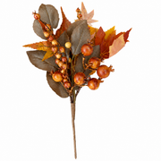15" Fall Berry Leaf Pick
