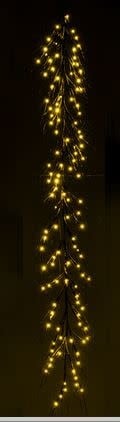 7-Ft LED Brown Twig Garland