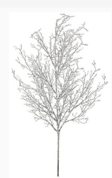 31" Frosted Winter Berry Branch