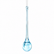 Baby Blue Rain Drop Ornament By: Jim Marvin