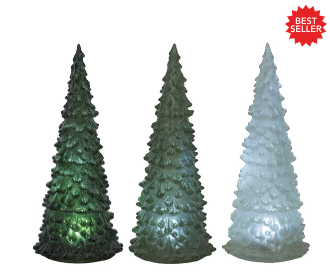 LED Set of 3  Forest Trees