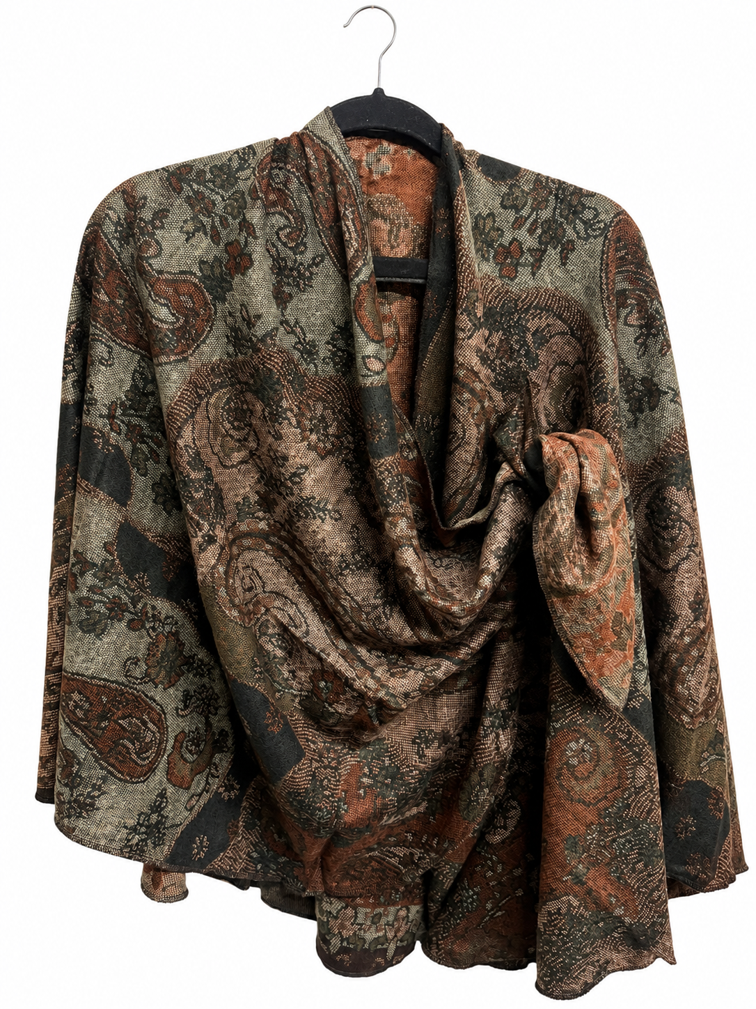 Reversible Cashmere Buckle Slide Wrap (6-Colors)